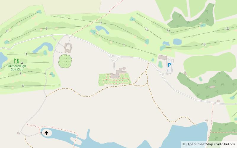 Orchardleigh House location map