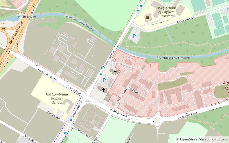 St Andrew's Garrison Church location map