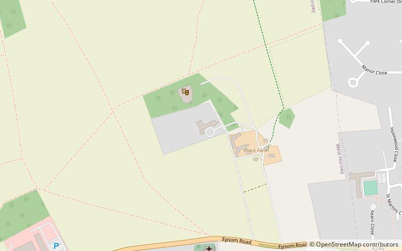 West Horsley Place location map