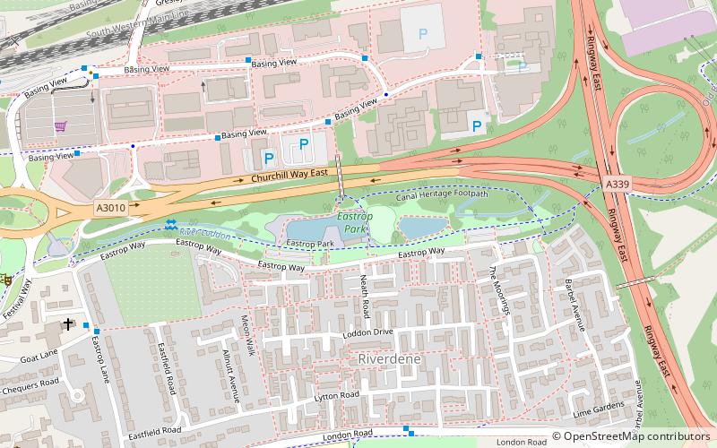 Eastrop Park location map