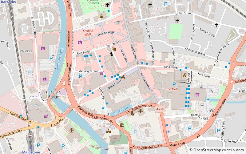 Maidstone Town Hall location map