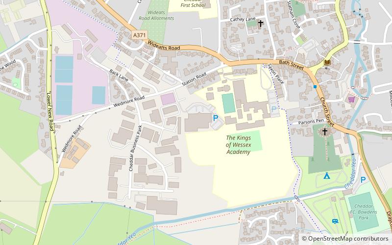 leisure centre cheddar location map