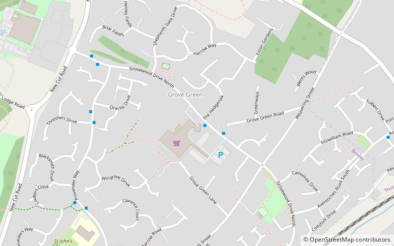 minor centre maidstone location map