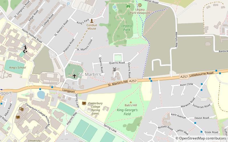 St Martin's Mill location map