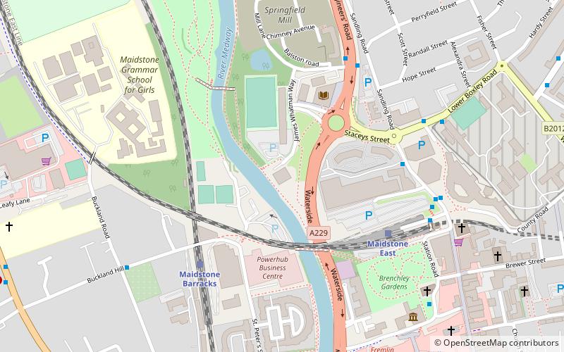 maidstone invicta rowing club location map