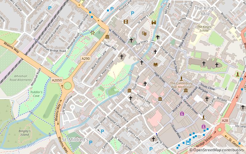 Greyfriars location map