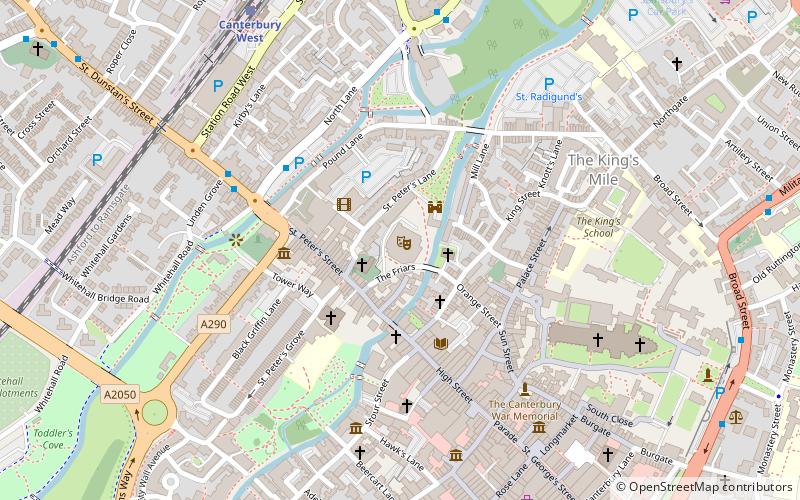 Marlowe Theatre location map