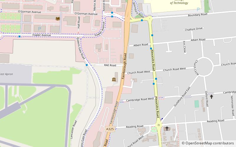 Farnborough Air Sciences Trust location map