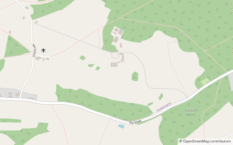 Doddington Place Gardens location map