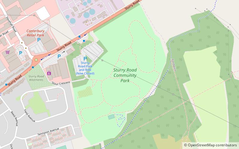 Sturry Road Community Park location map