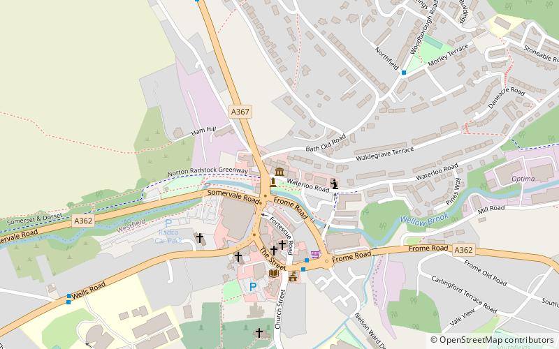 Radstock Museum location map