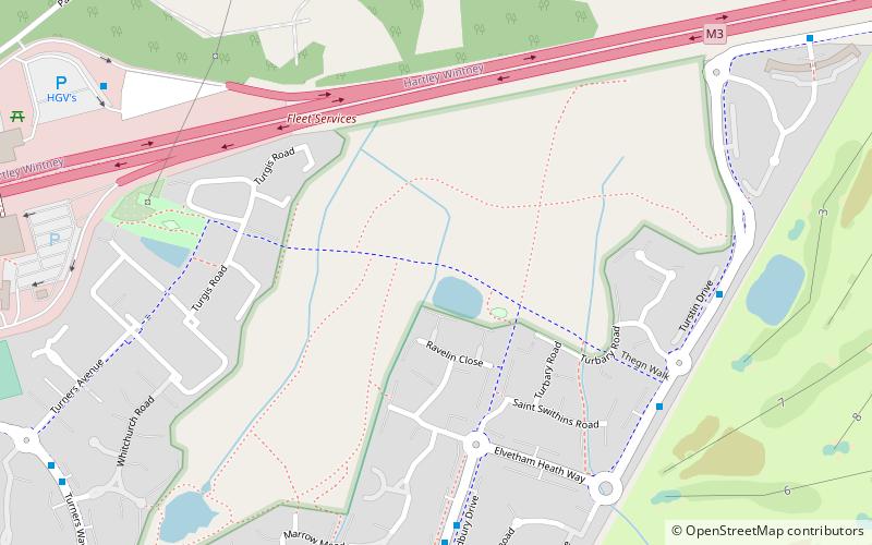 Elvetham Heath LNR location map