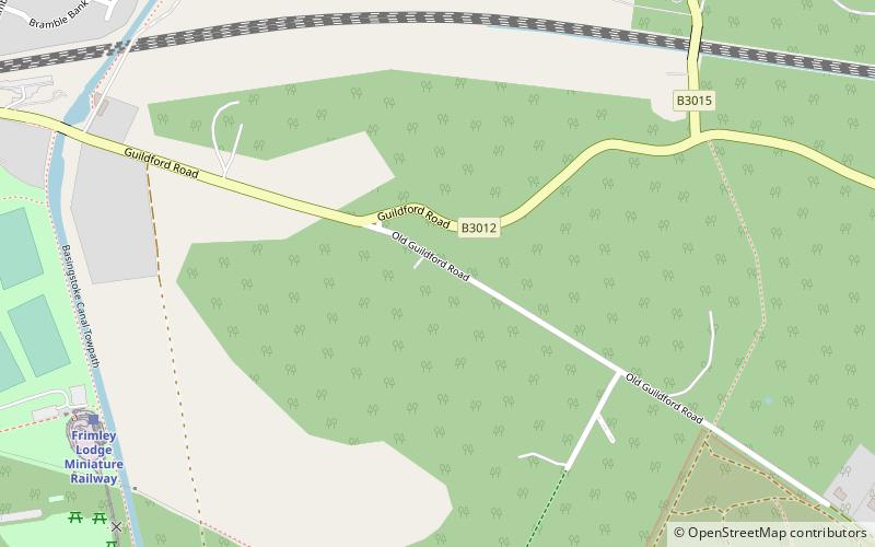 Frimley Green Windmill location map