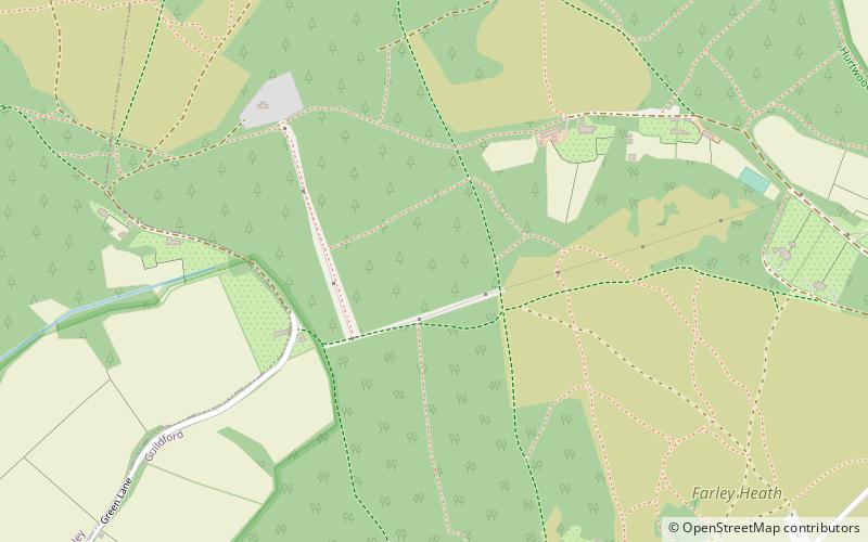 Surrey Hills AONB location map