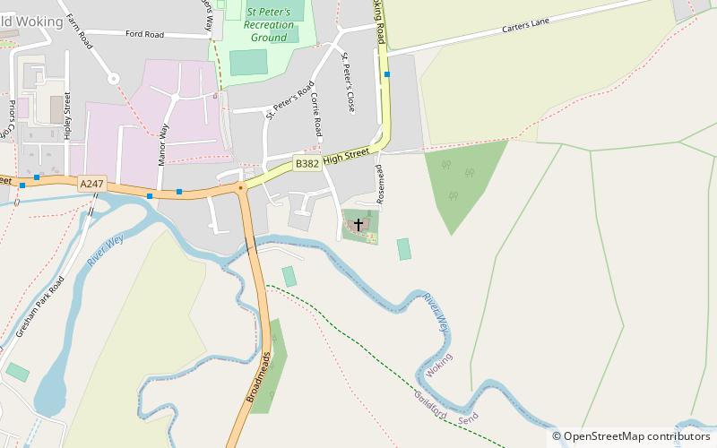St Peter's Church location map