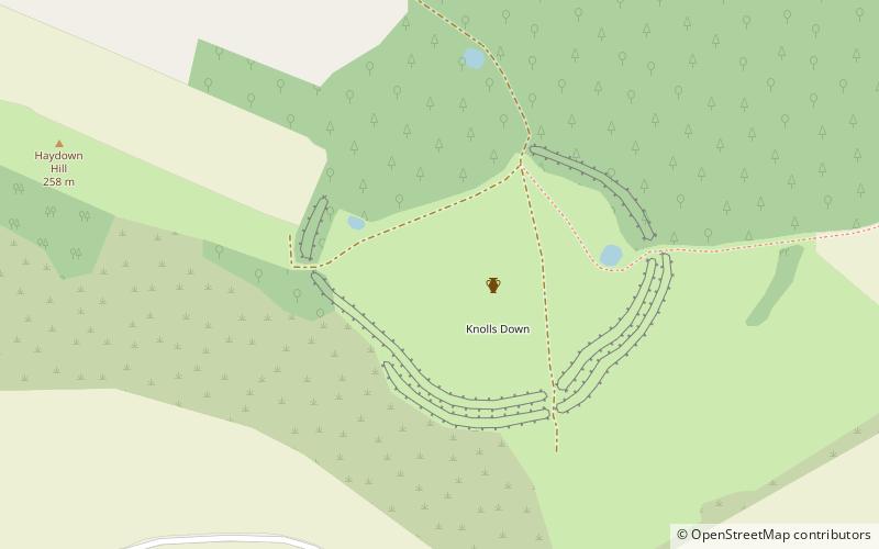 Fosbury Camp location map