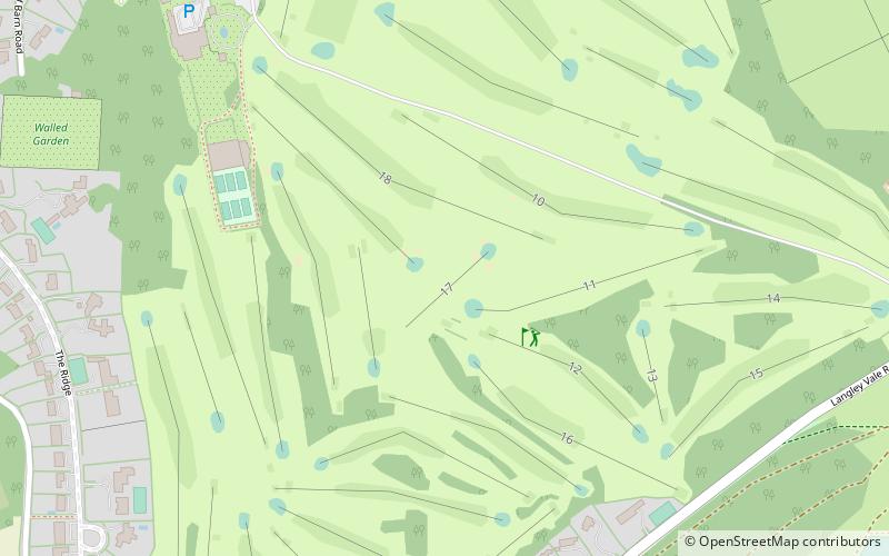 Woodcote Park location map