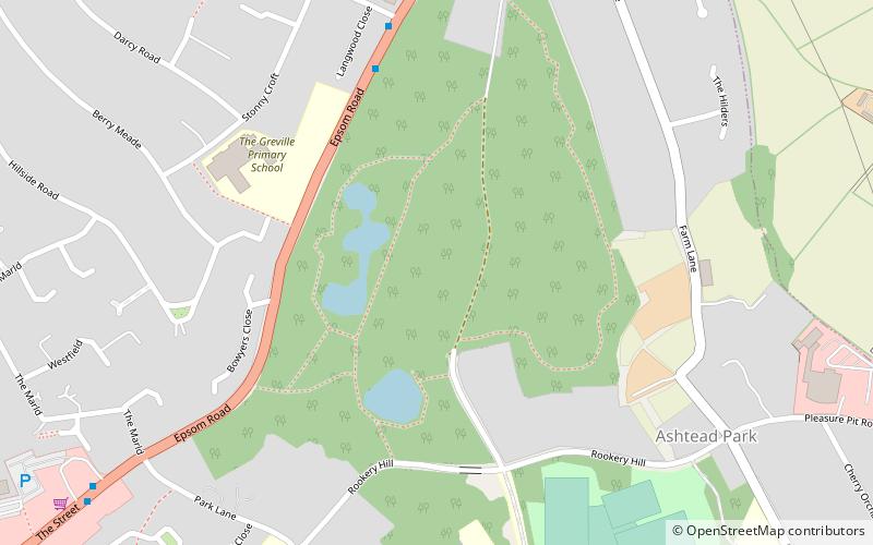 Ashtead Park location map