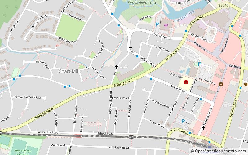 Faversham Almshouses location map