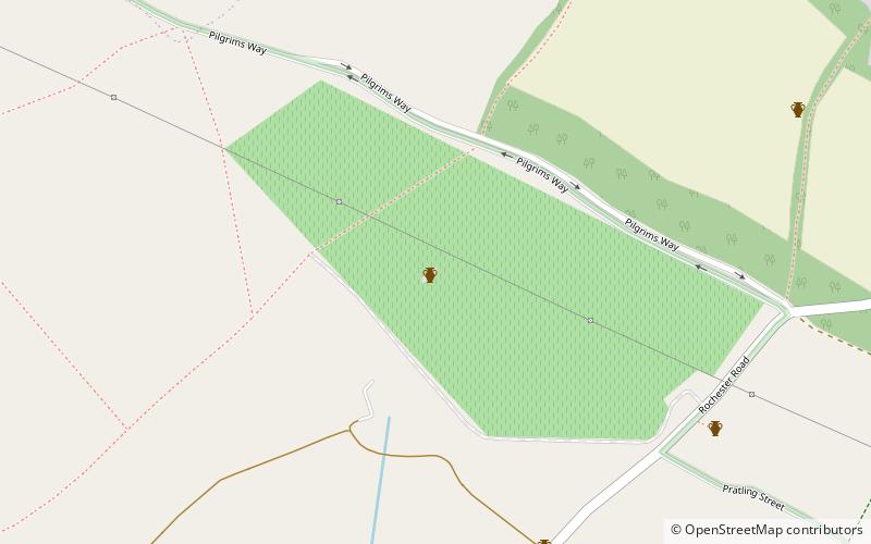 Piedra Coffin location map