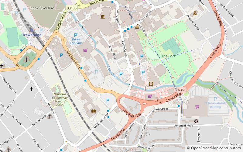 Wiltshire Library and Information Service location map