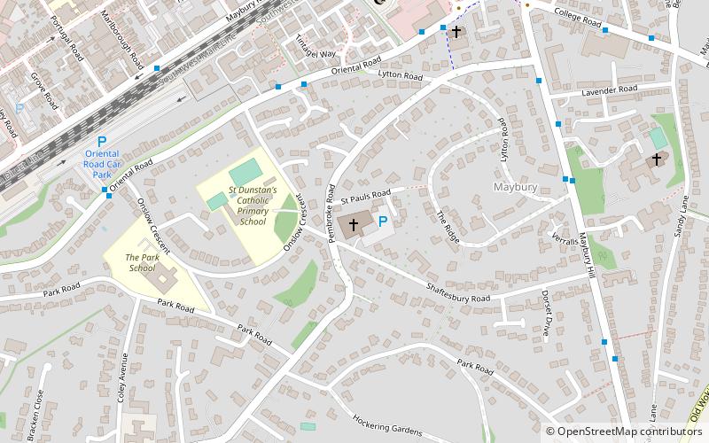 St Dunstan's Church location map