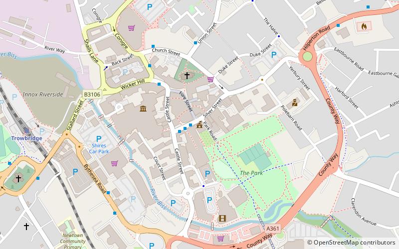 Trowbridge Town Hall location map