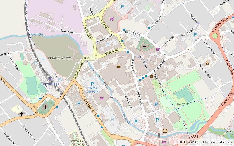The Shires Shopping Centre location map