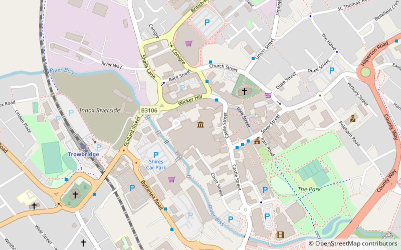 Trowbridge Museum location map