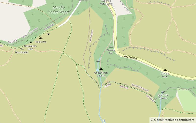 sidcot swallet mendips location map