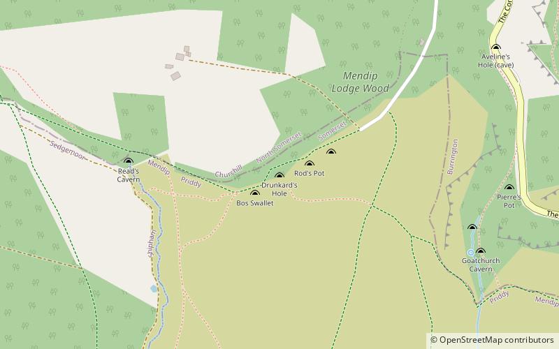 Drunkard's Hole location map