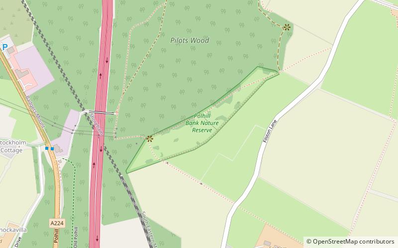 Polhill Bank location map
