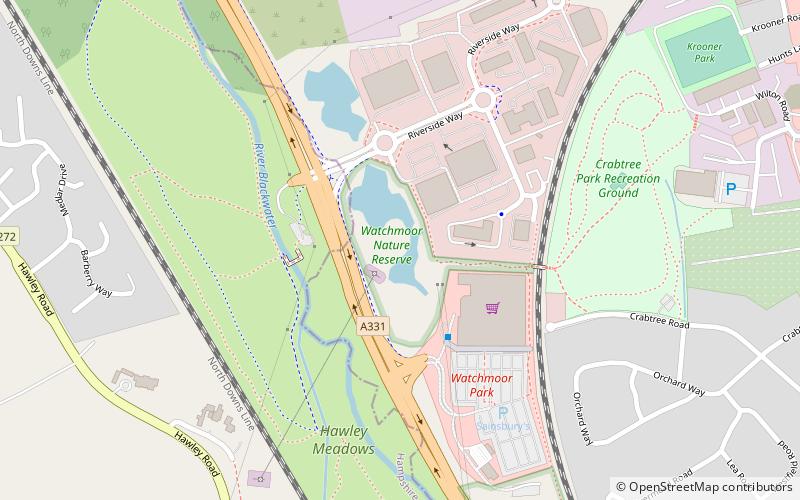 Watchmoor Nature Reserve location map