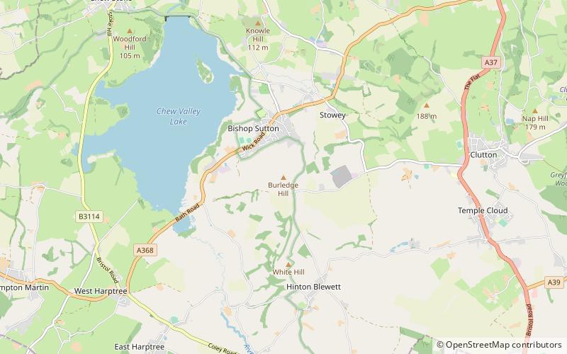 Burledge Hill location map