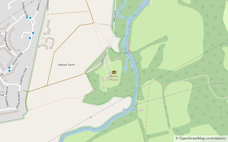 Byfleet Manor location map