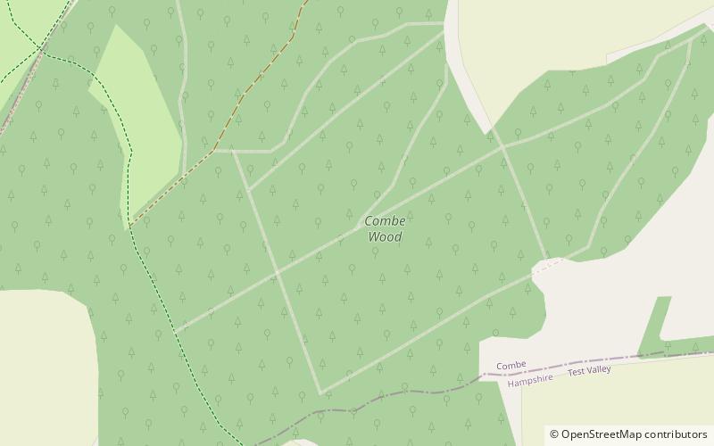 Combe Wood location map