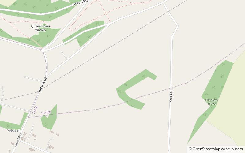 Queendown Warren location map