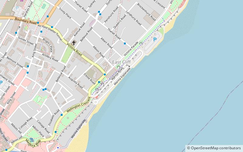 The Granville Marina location map