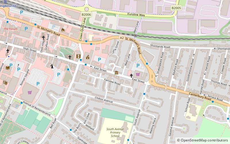 Sittingbourne Heritage Museum location map