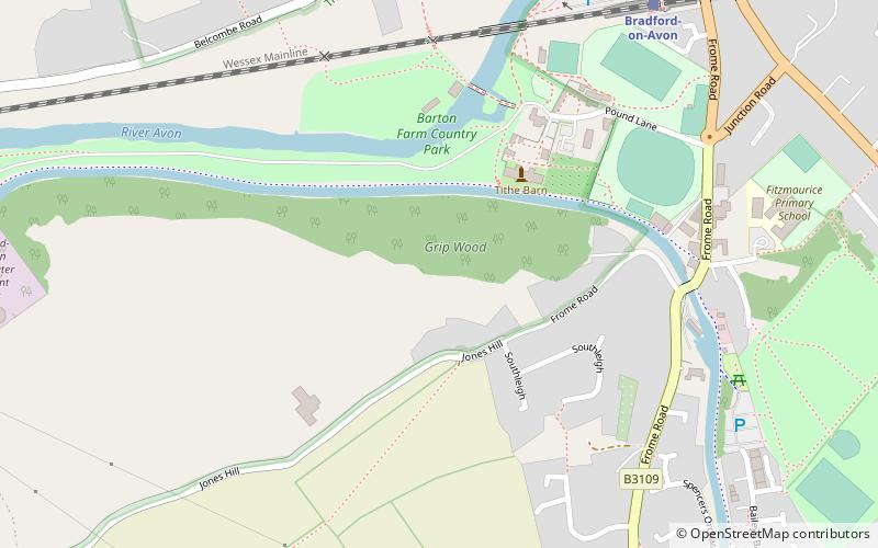 Gripwood Quarry location map