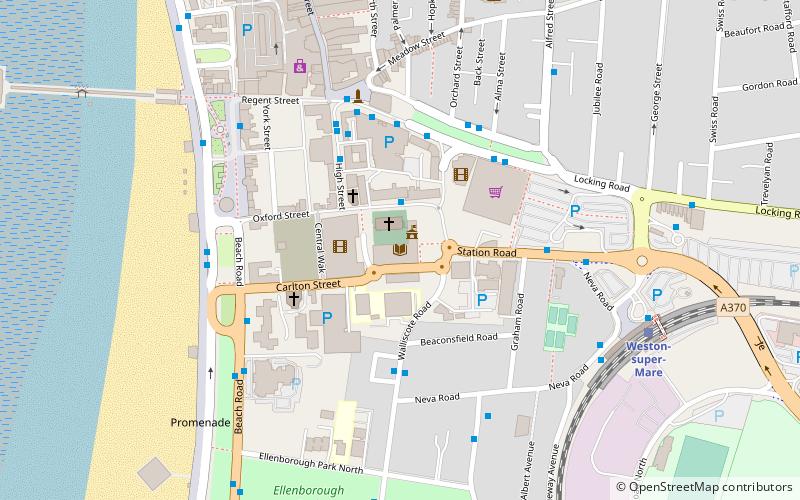Weston-super-Mare Town Hall location map