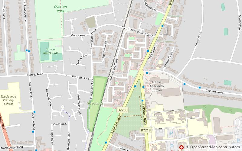 Shanklin Village location map