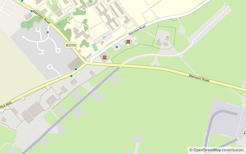 RAF Manston location map