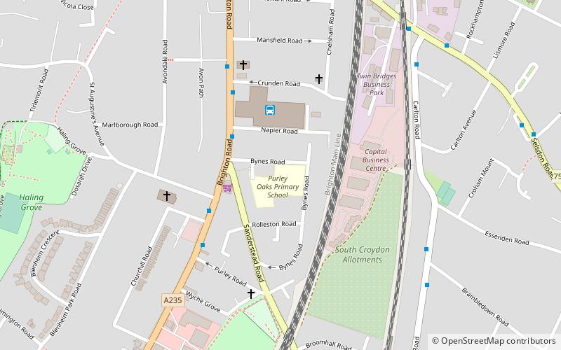 South Croydon location map