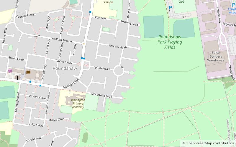 russell hill banstead location map