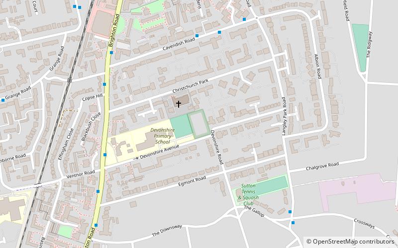Devonshire Avenue Nature Area location map