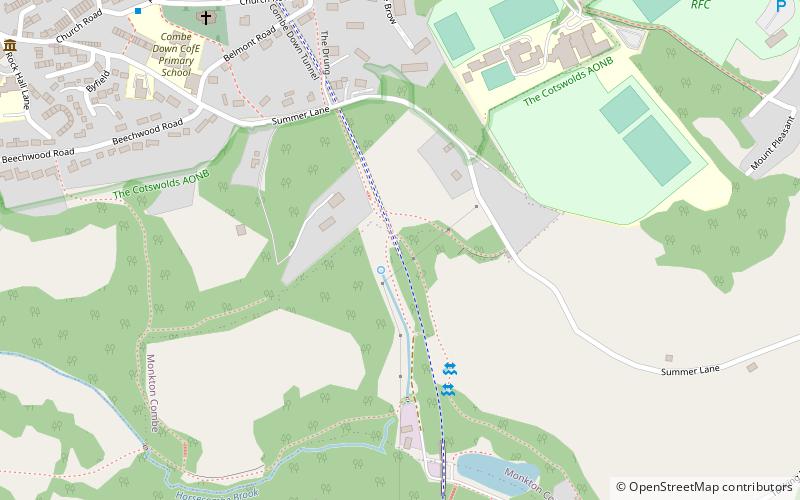 Combe Down Tunnel location map