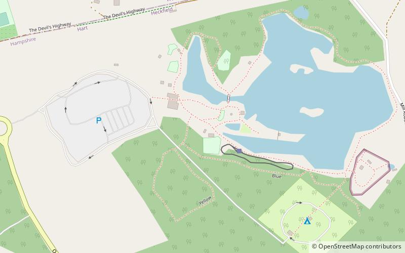 Wellington Country Park location map