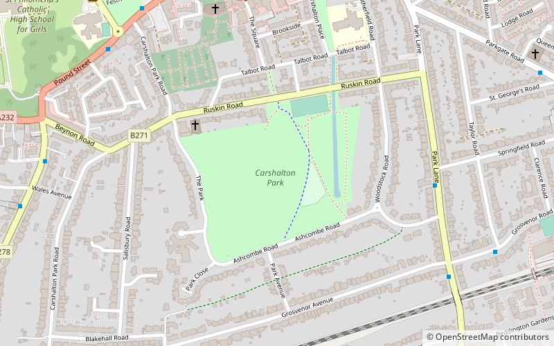 Carshalton Park location map
