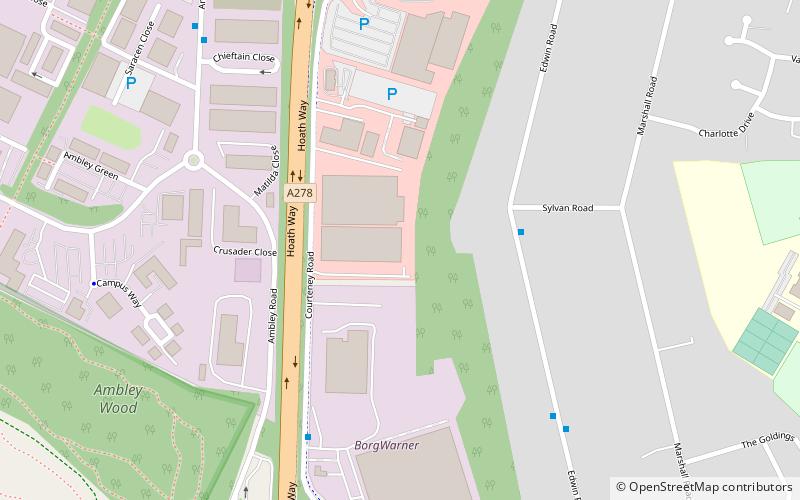 Soar Trampoline Park Gillingham location map